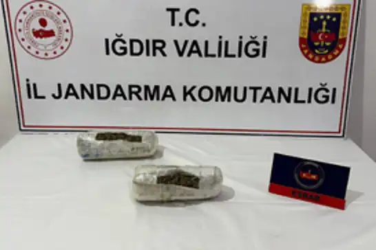 Iğdır'da uyuşturucu operasyonu: 1 gözaltı