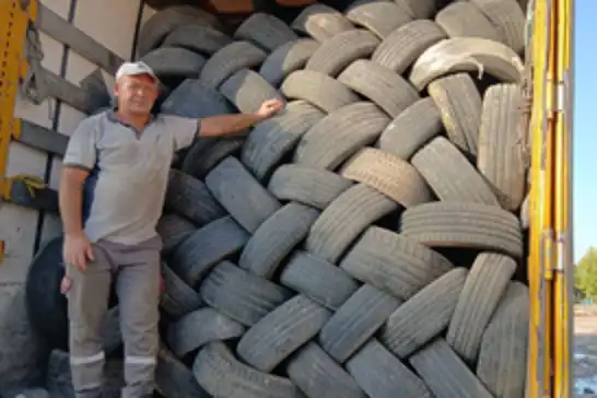 Batman'da 440 ton hurda lastik geri dönüşüme kazandırıldı
