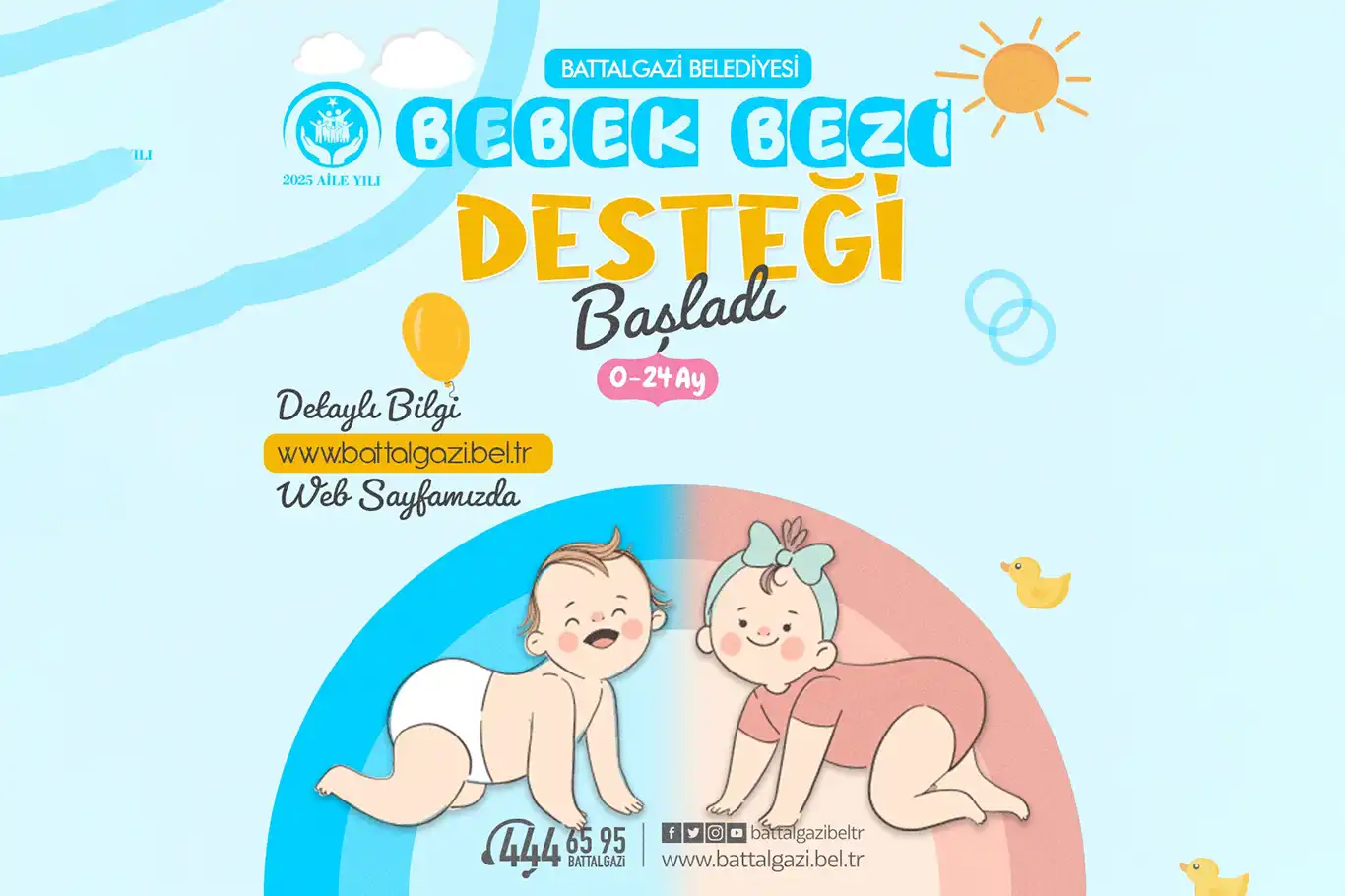 Malatya'da ailelere bebek bezi yardımı Malatya'da ailelere bebek bezi yardımı