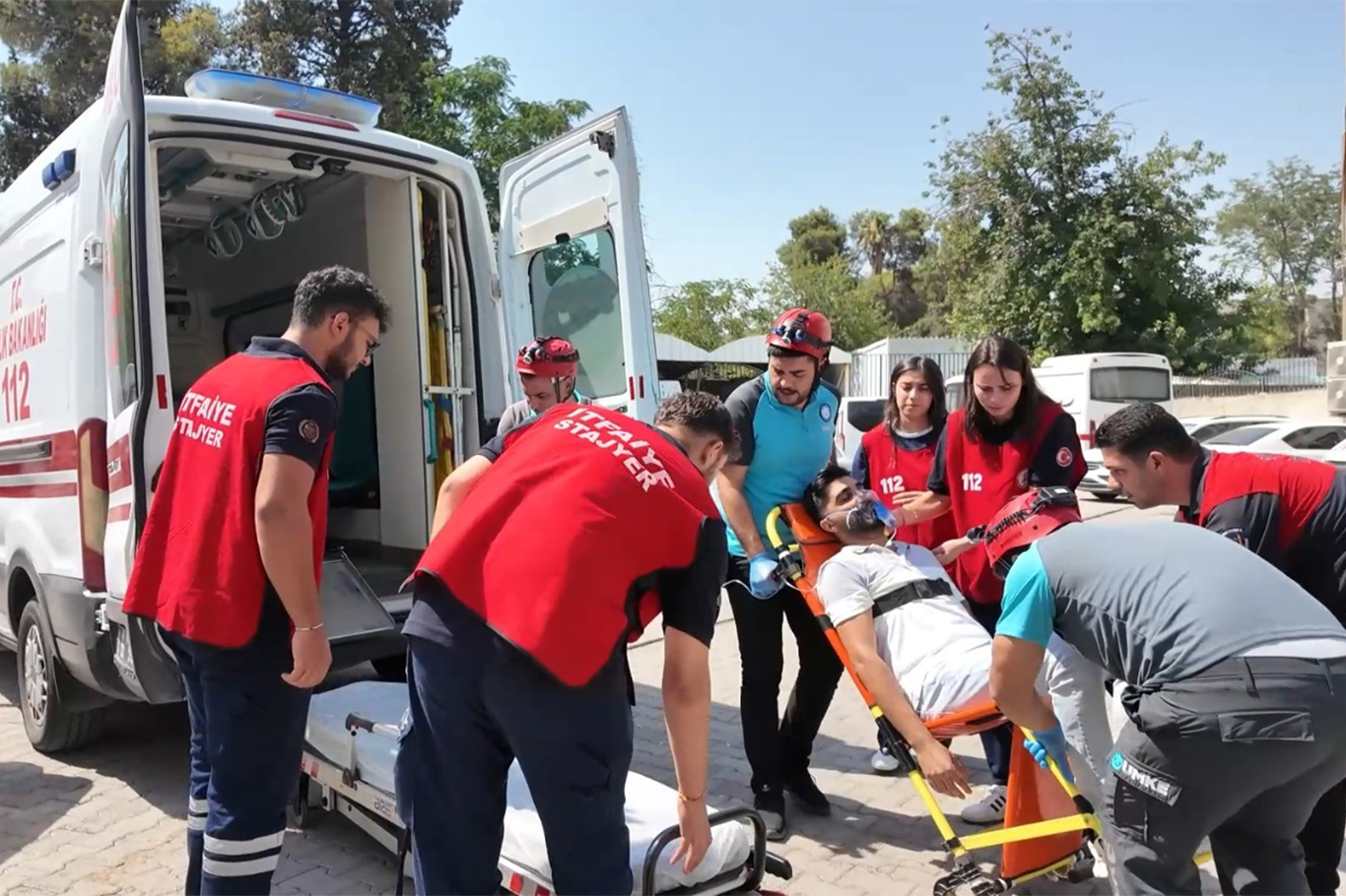 Şanlıurfa’da afet ve acil durum tatbikatı yapıldı Şanlıurfa’da afet ve acil durum tatbikatı yapıldı