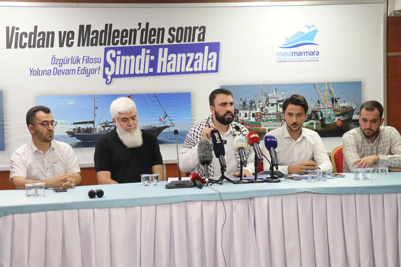 "Her ne olursa olsun Gazze'nin deniz ablukasının kırılması fikrinden geri durmayacağız"