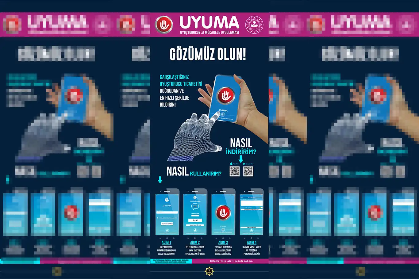 Batman'da uyuşturucu ile mücadele için dijital destek: UYUMA