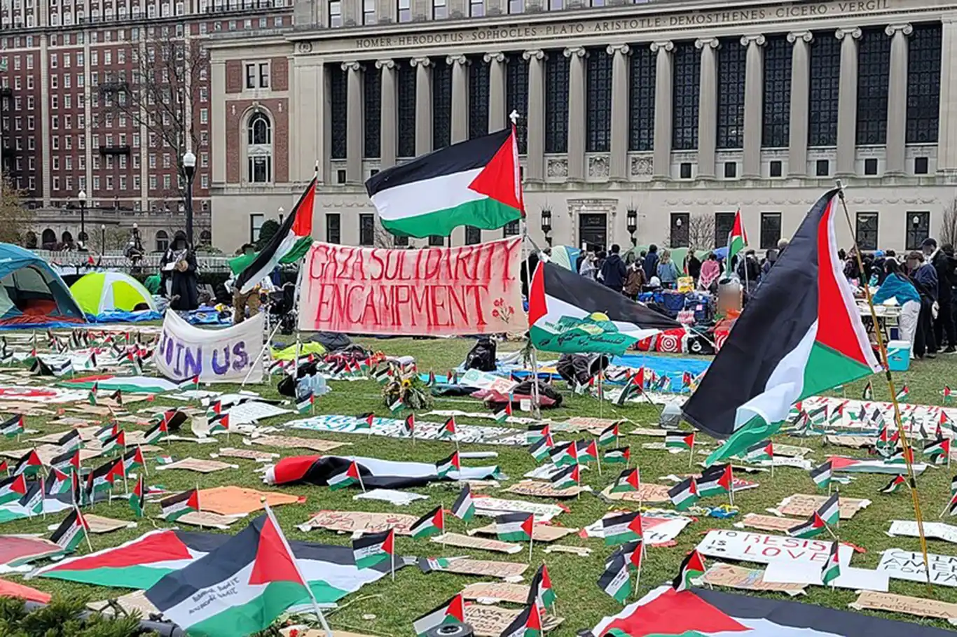 Columbia University punishes students protesting Israeli genocide in Gaza Columbia University punishes students protesting Israeli genocide in Gaza