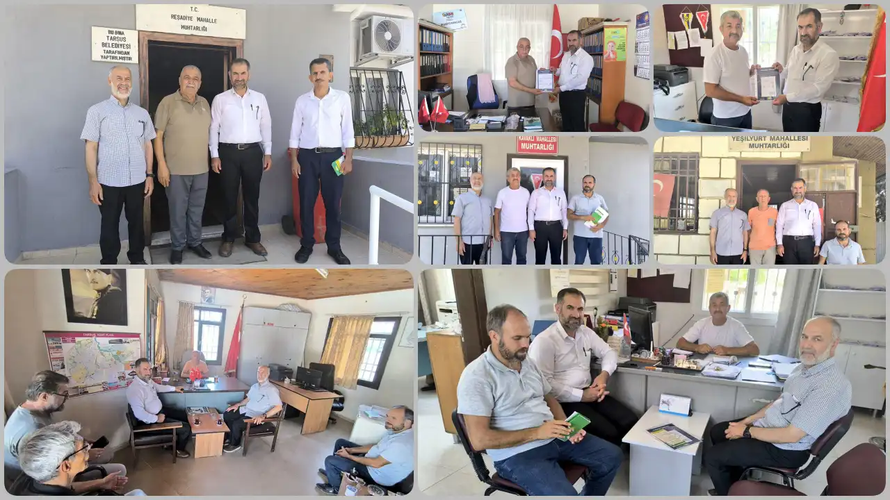 HÜDA PAR Tarsus İlçe Başkanlığı muhtar ziyaretlerini sürdürüyor HÜDA PAR Tarsus İlçe Başkanlığı muhtar ziyaretlerini sürdürüyor