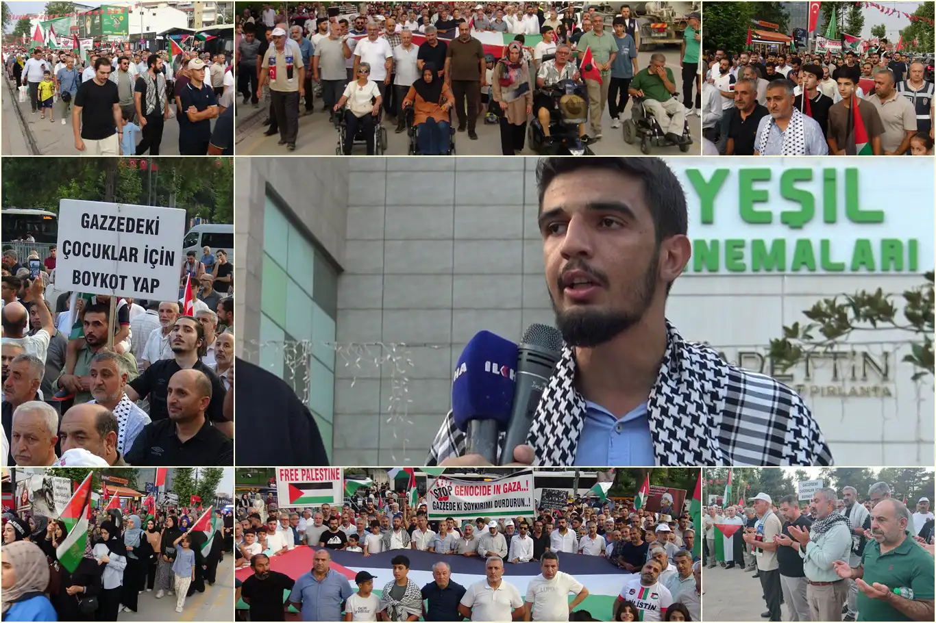 Malatya'da "Gazze için ses ver" etkinliğinde binlerce kişi bir araya geldi Malatya'da "Gazze için ses ver" etkinliğinde binlerce kişi bir araya geldi