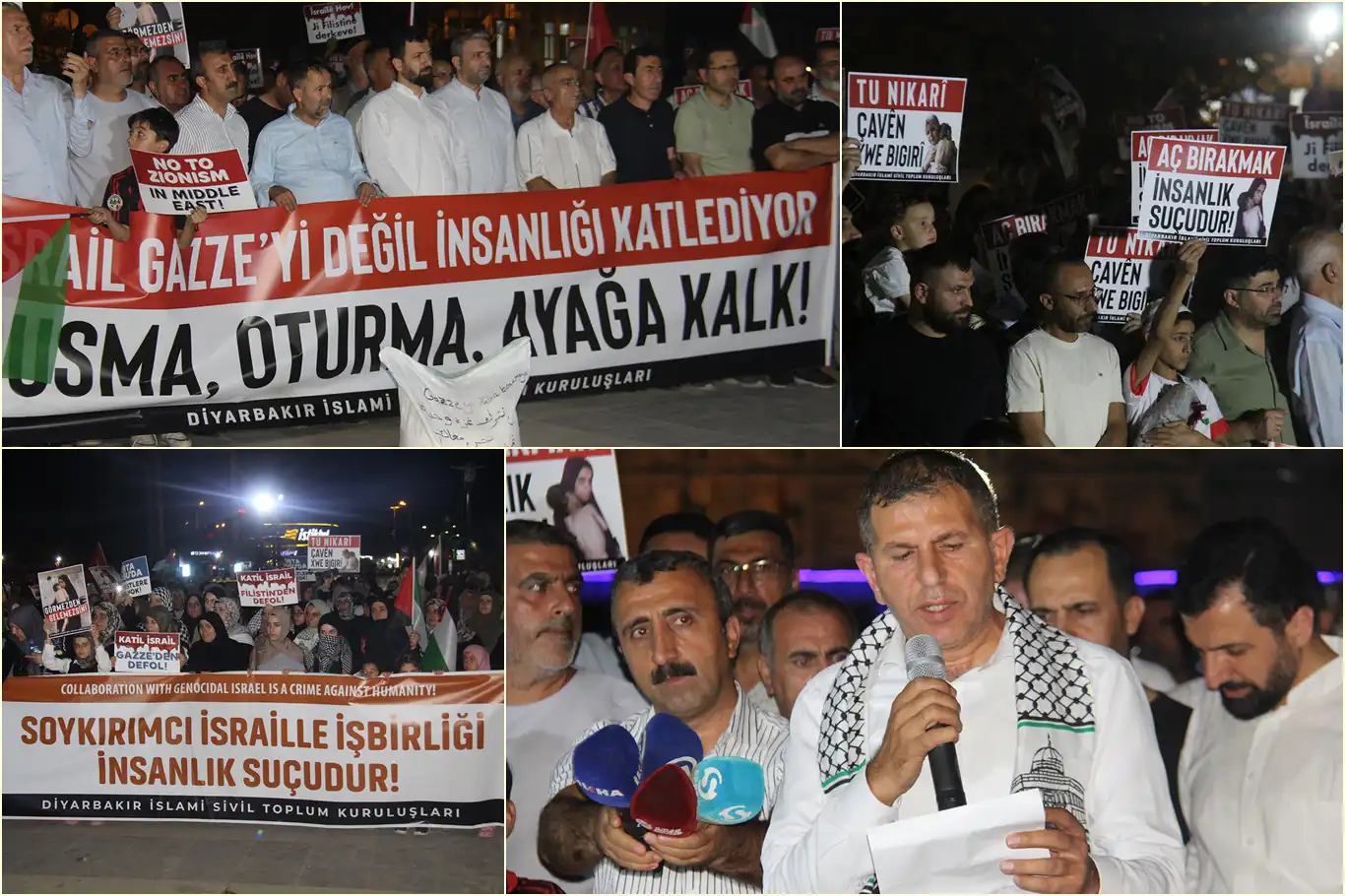 Diyarbakır İslami STK'larından Cumhurbaşkanı'na Gazze çağrısı: Somut ve fiili adımlar atmanızı bekliyoruz