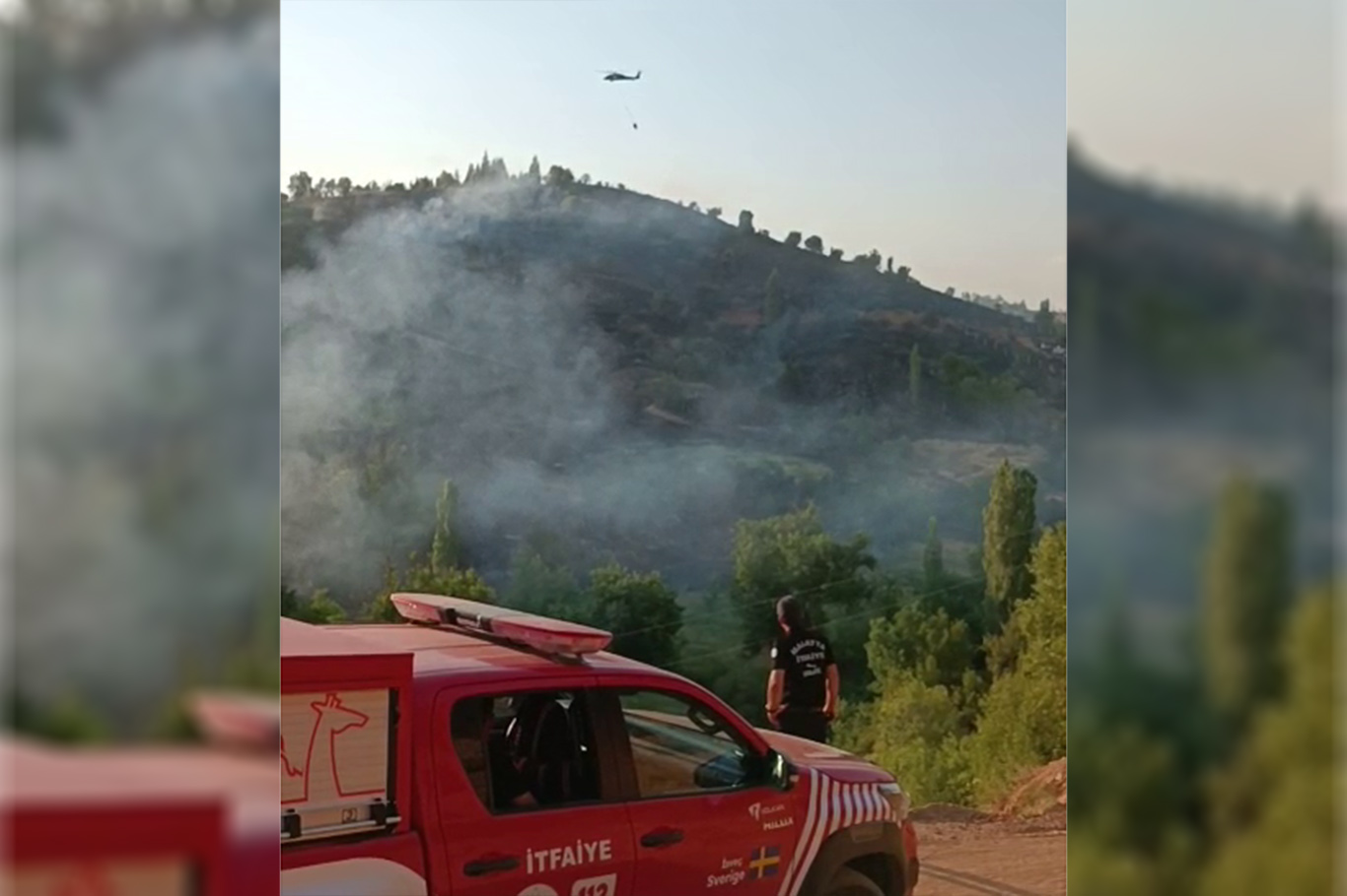 Malatya'da orman yangınlarına havadan ve karadan müdahale Malatya'da orman yangınlarına havadan ve karadan müdahale