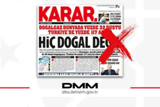 DMM'den "doğalgaz fiyatları" hakkındaki kıyaslara açıklama