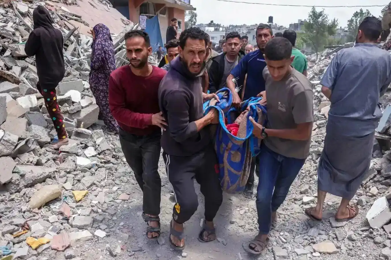 Li Xezzeyê hejmarê şehîdan derket 57 hezar û 130an