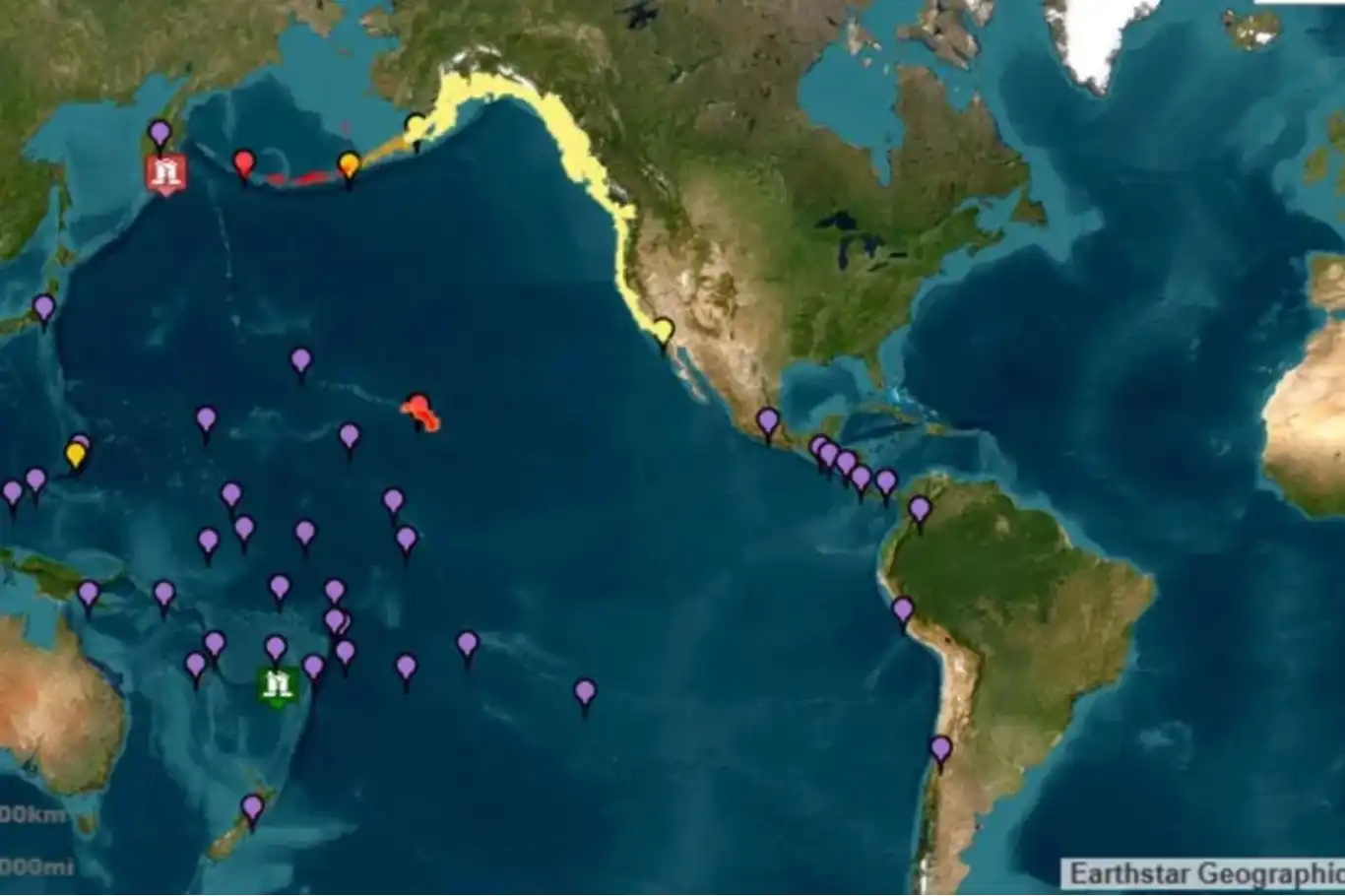 New Zealand issues tsunami advisory after Kamchatka M8.8 earthquake