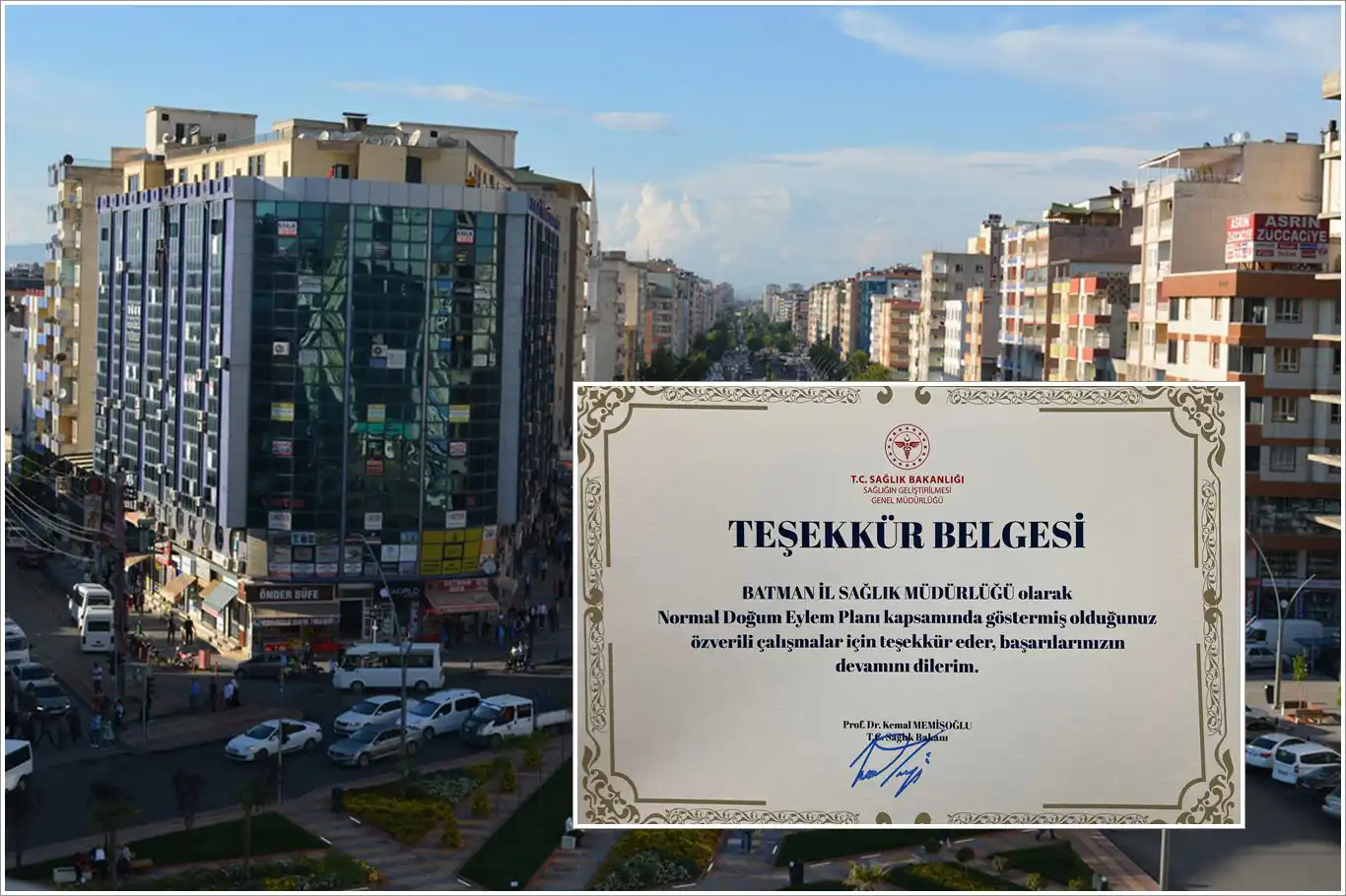 Batman, normal doğumda örnek il seçildi Batman, normal doğumda örnek il seçildi