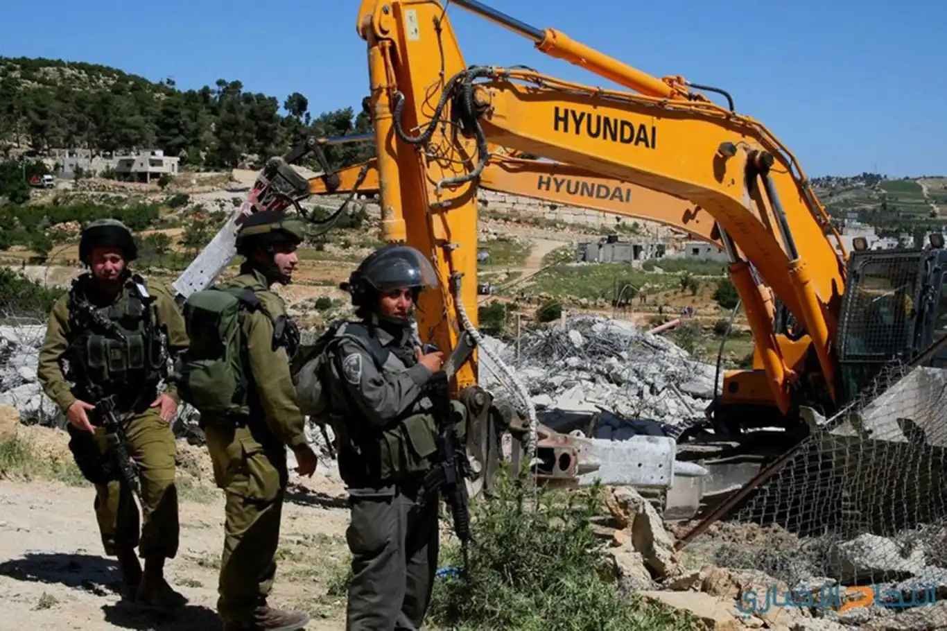 Israeli occupation forces demolish 10 Palestinian structures in West Bank