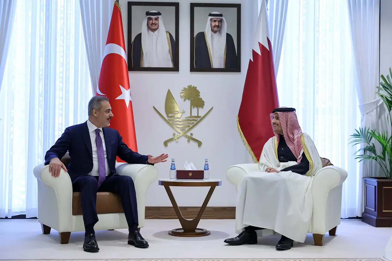 Dışişleri Bakanı Fidan, Al Sani ile görüştü Dışişleri Bakanı Fidan, Al Sani ile görüştü