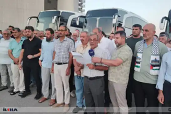 انطلاق مجموعة من ملاطية للمشاركة في "مسيرة فتح ممر إنساني إلى غزة"