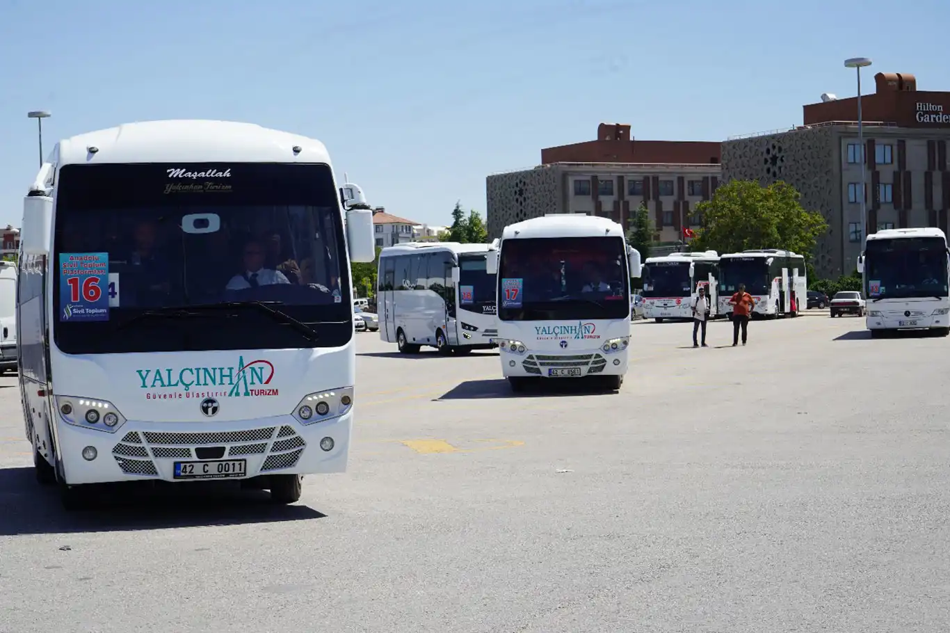 Konya'dan Ankara'ya "İnsani Koridor" konvoyu yola çıktı