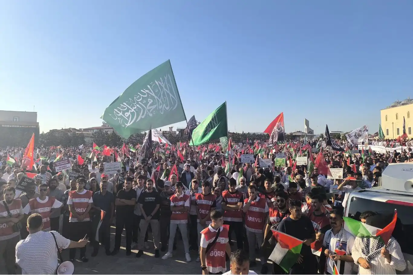 Ankara'da Gazze yürüyüşü için on binler hazır Ankara'da Gazze yürüyüşü için on binler hazır