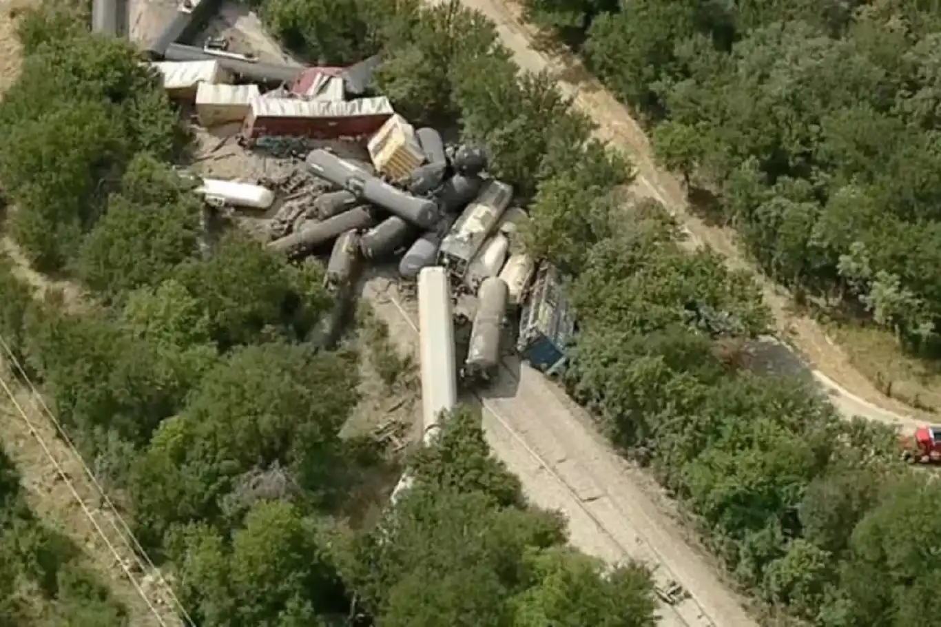 United States: Train derails in Texas; no hazardous leaks reported United States: Train derails in Texas; no hazardous leaks reported
