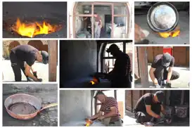 Kalay ustası Abak: Tezgah başında 80-100 derece sıcaklıkta çalışıyoruz