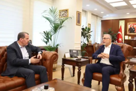 Memur-Sen Genel Başkanı Yalçın, Bakan Işıkhan ile görüştü
