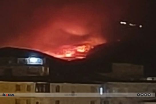 Li çîyayên Dîyarbekirê şewat derket