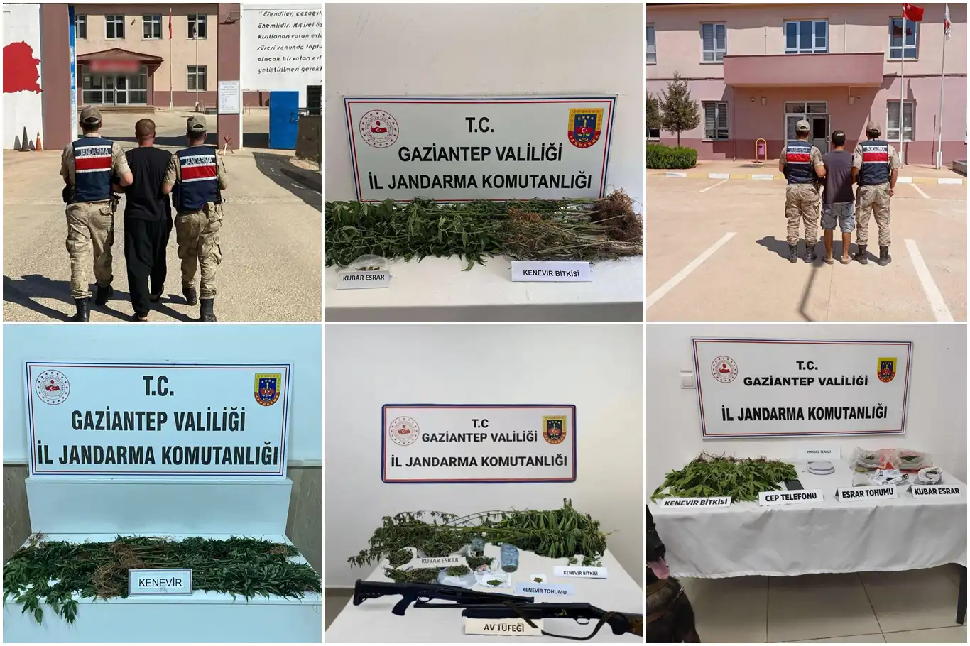 Gaziantep'te uyuşturucu operasyonu: 6 gözaltı