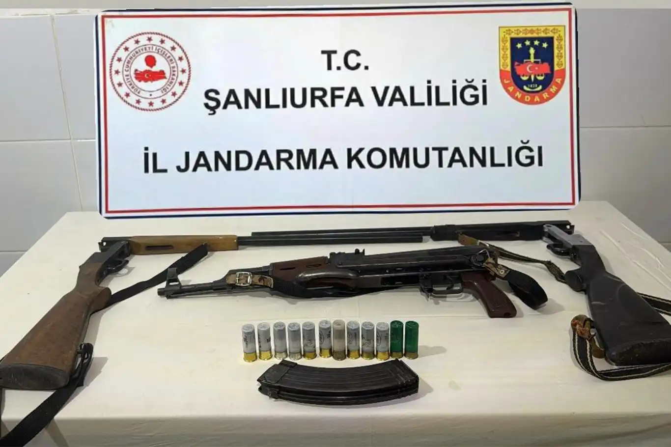 Şanlıurfa’da ruhsatsız silah operasyonu
