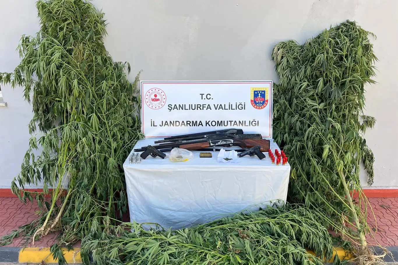 Şanlıurfa’da uyuşturucu ve silah operasyonu Şanlıurfa’da uyuşturucu ve silah operasyonu