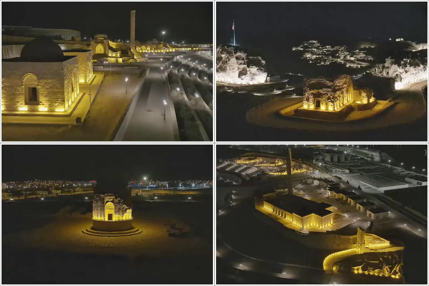 Hasankeyf'te Arkeopark ve Şaab Vadisi Işıklandırıldı