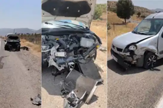 Siirt'te iki araç çarpıştı: Kazada ölen ya da yaralanan olmadı