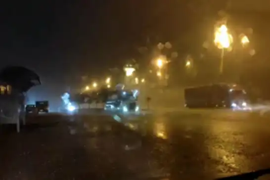 Şanlıurfa’da şiddetli yağış etkili oldu