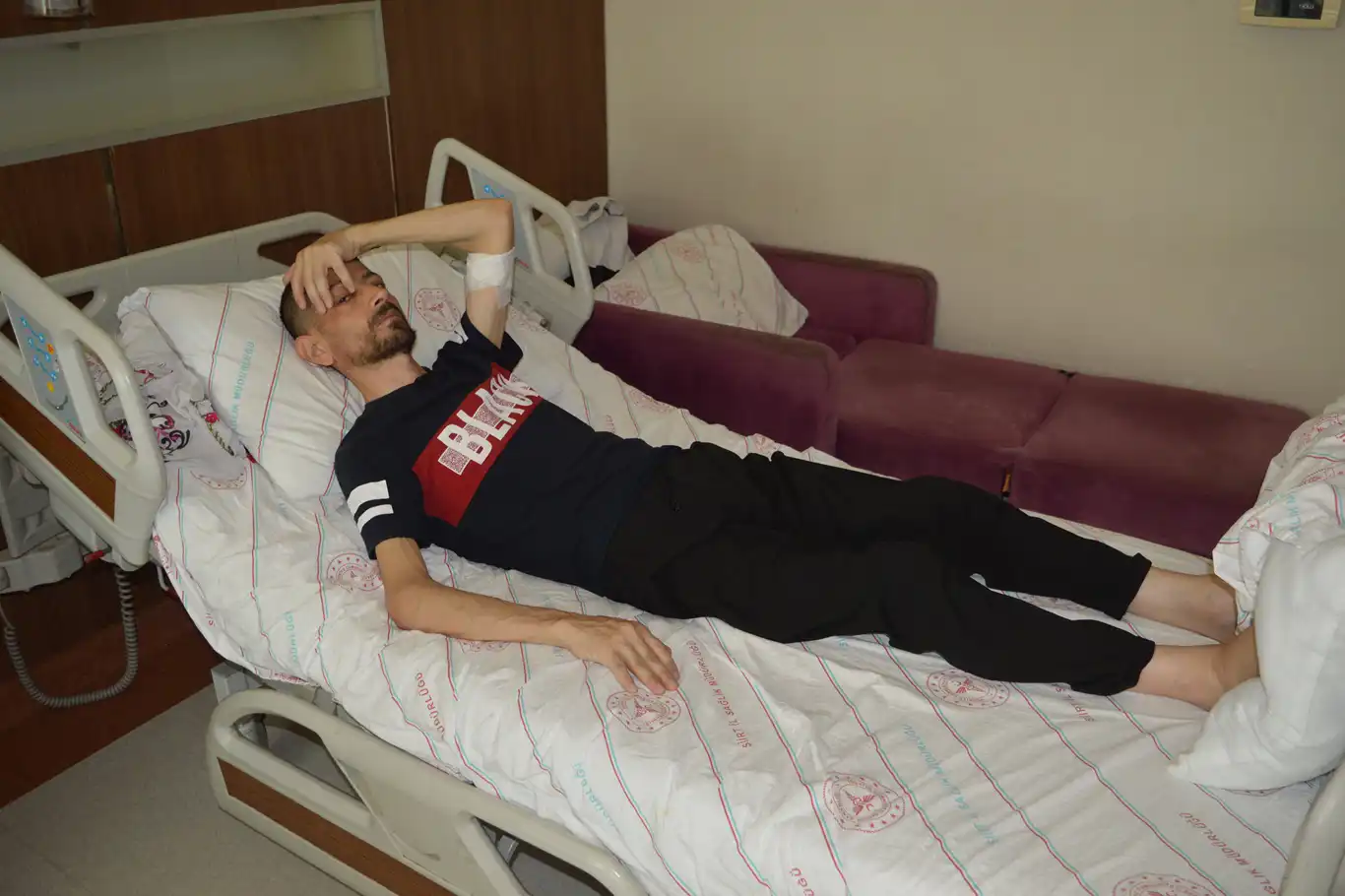 Siirt’te 4 çocuk babası hasta kanserden hayatını kaybetti
