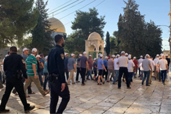 Israeli settlers defile Al-Aqsa Mosque under occupation police protection