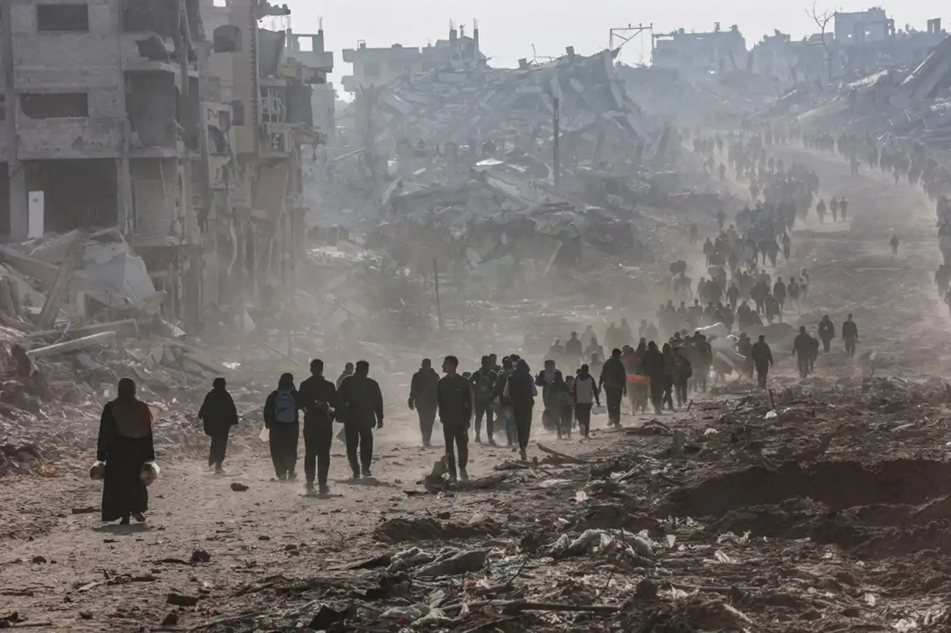 Gazze'de zorla yerinden edilenlerin sayısı 796 binin üzerine çıktı