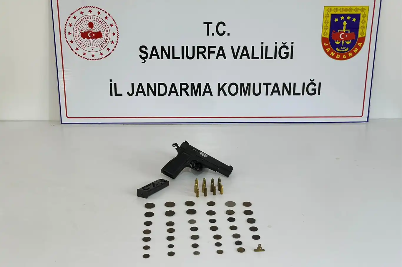 Şanlıurfa’da tarihi eser operasyonu Şanlıurfa’da tarihi eser operasyonu