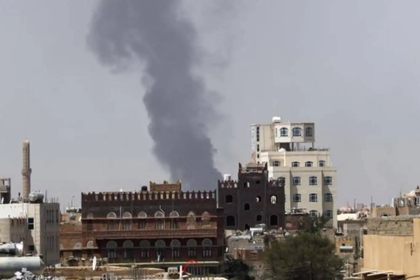 Israeli aggression targets civilian infrastructure in Sanaa, Yemen Israeli aggression targets civilian infrastructure in Sanaa, Yemen