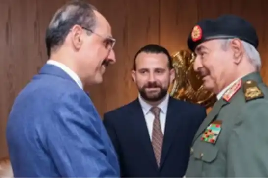رئيس المخابرات التركية قالن يلتقي حفتر