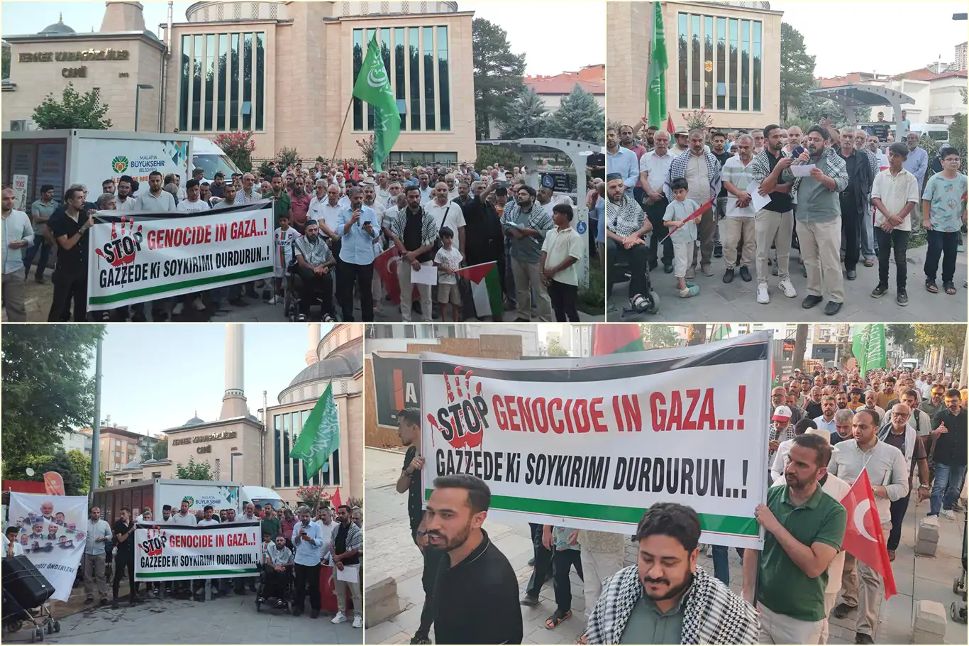 Malatya'dan Gazze'deki soykırıma tepki: Kadın, yaşlı ve çocuklar açlıktan ölürken dünya sessiz