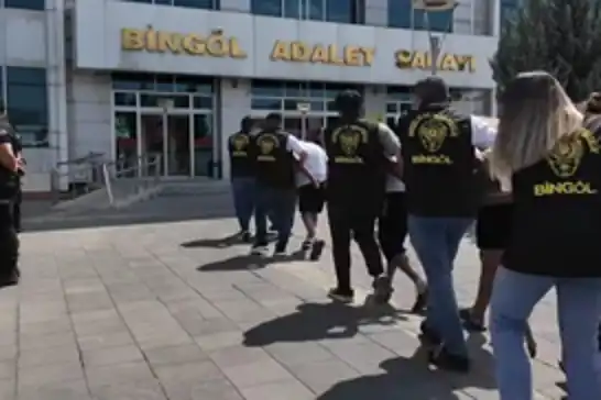 Bingöl'de hırsızlık operasyonu: 10 şüpheli yakalandı