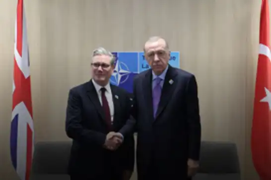 Cumhurbaşkanı Erdoğan, İngiltere Başbakanı Starmer ile görüştü