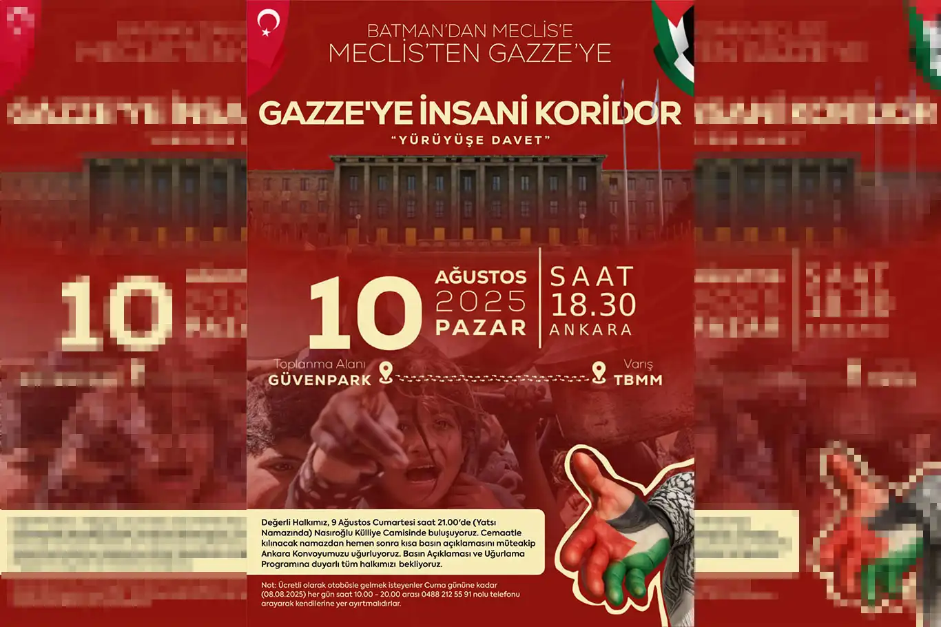Batman'dan Gazze için yola çıkıyorlar: Dualarla uğurlanacaklar