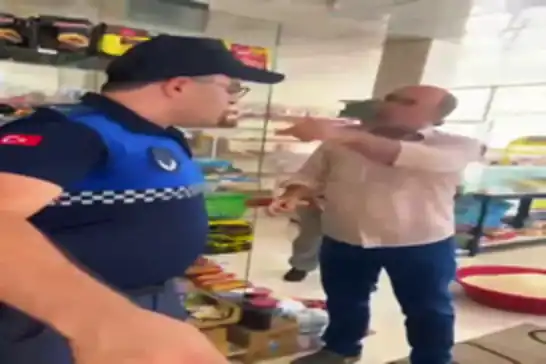 Gaziantep'te iş yeri denetimine giden zabıta esnaf tarafından kovuldu