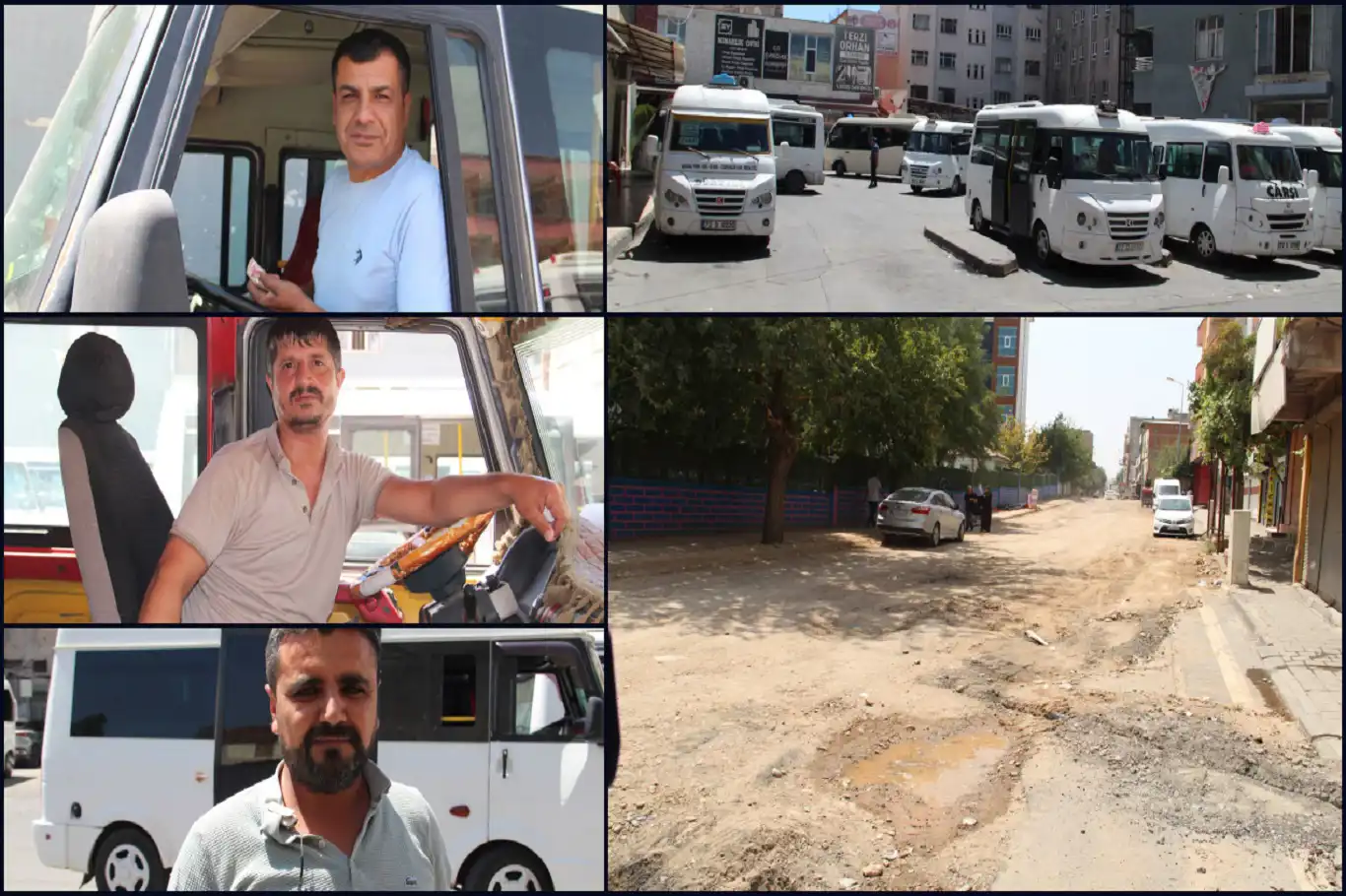 Bozuk yollar ve fahiş sanayi fiyatları minibüsçü esnafını zorluyor Bozuk yollar ve fahiş sanayi fiyatları minibüsçü esnafını zorluyor