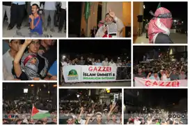 Thousands march in Mardin protesting silence on Gaza massacres