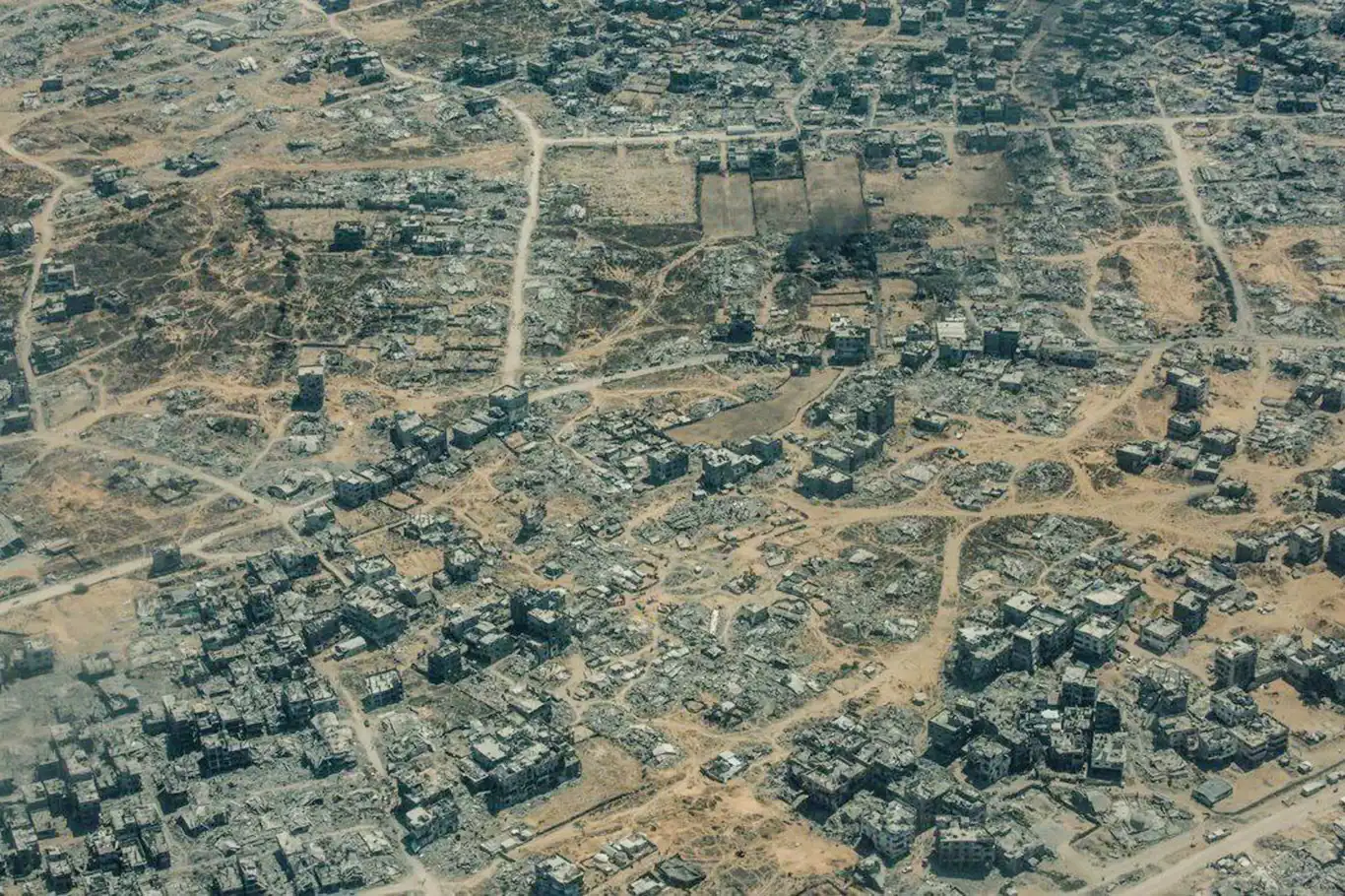 Gaza in ruins: Aerial view reveals catastrophic toll of nearly two years of Israeli bombardment