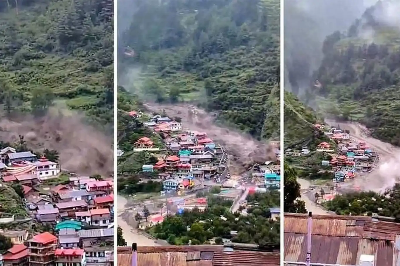Hindistan'da heyelan: 4 ölü, 100 kayıp Hindistan'da heyelan: 4 ölü, 100 kayıp