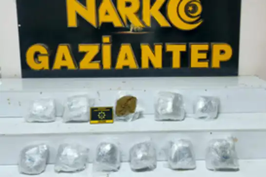 Gaziantep'te uyuşturucu operasyonu: 5 kilo skunk ele geçirildi