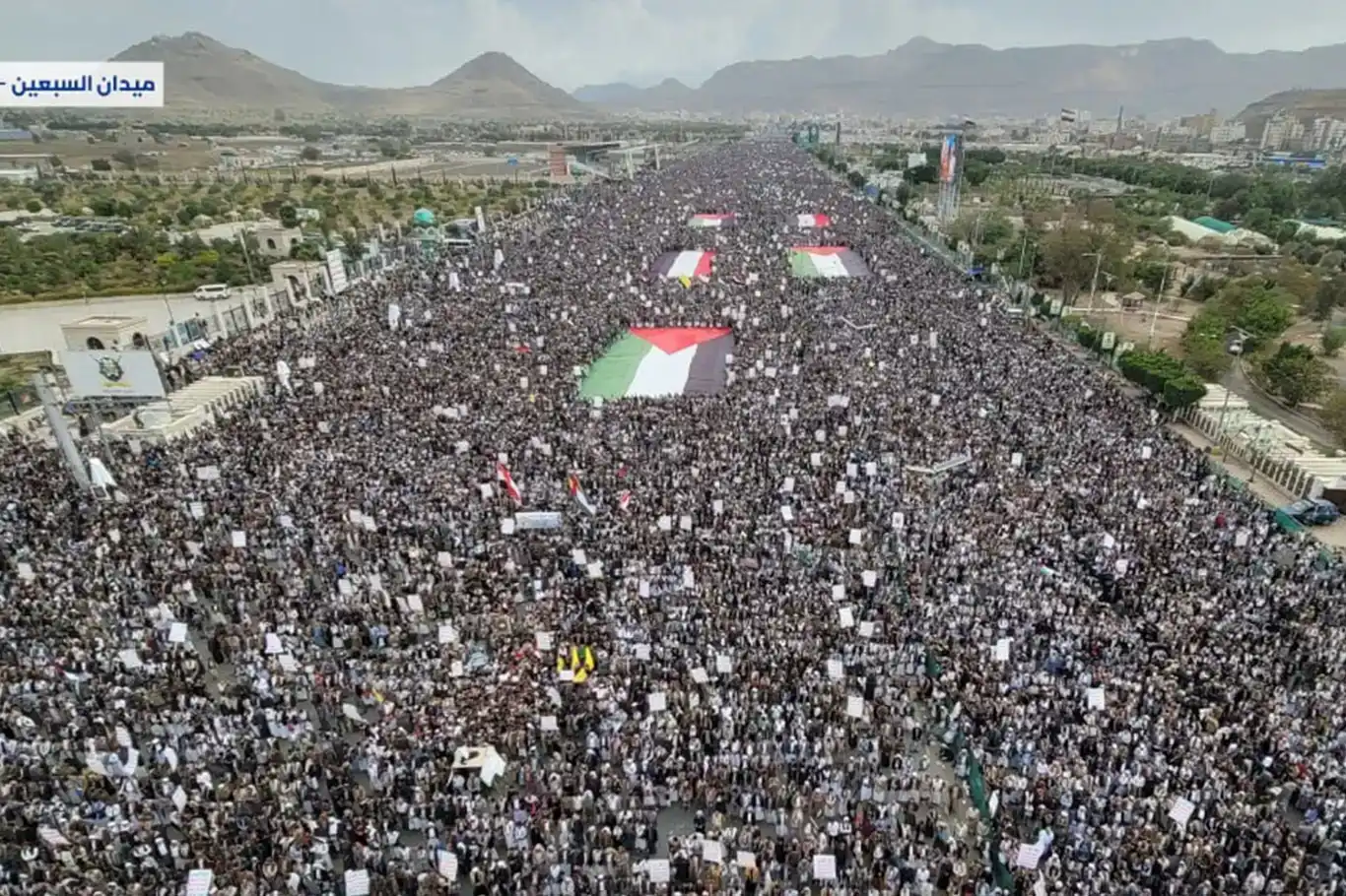 المتظاهرون في اليمن: "تهاون الأمة يشجّع العدو على تنفيذ مخطط إسرائيل الكبرى"