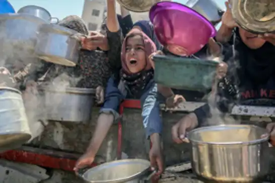 Filistinli gruplardan yardım mekanizması ve Gazze'deki açlık konusunda acil uyarı