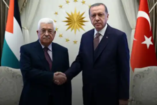 Cumhurbaşkanı Erdoğan Mahmud Abbas ile görüştü