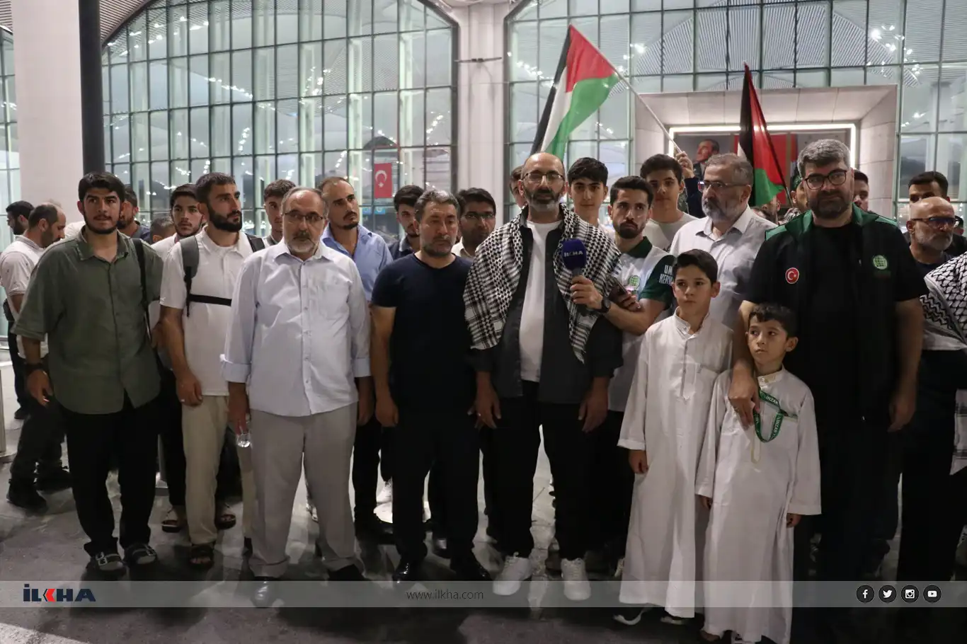 بەشداربووانی "کاروانی جیهانی سومود" لە ئیستانبوول بە دوعا ماڵئاوایییان لێکرا